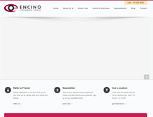 Tablet Screenshot of encino-optometric.com